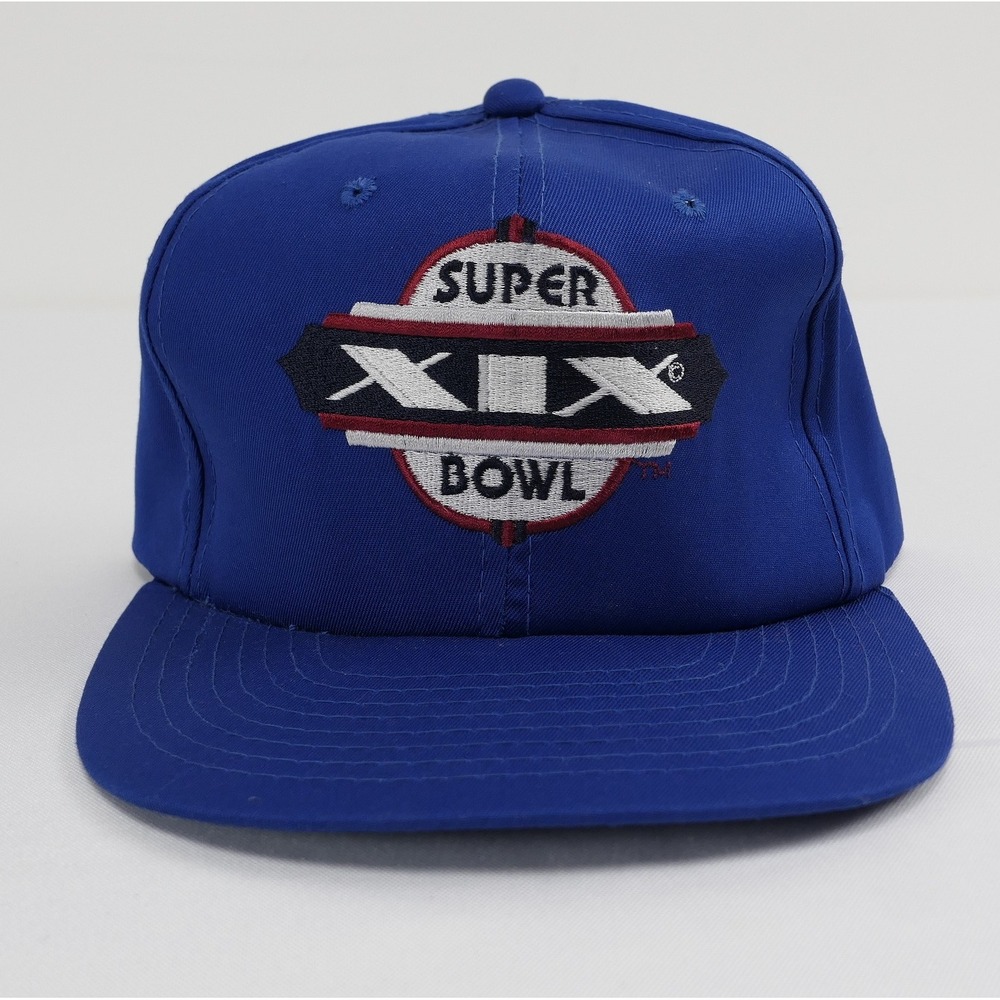 Vintage Sports Specialties Super Bowl XIX 1984 NFL Snapback Hat Blue